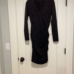 Black Nicole Miller long sleeved dress
